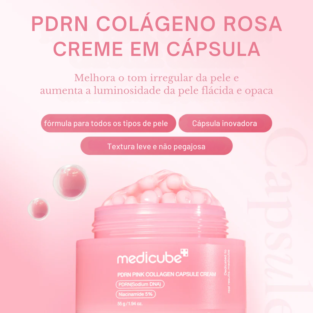Medicube Pdrn Pink Collagen Capsulado Cream Todo Tipo De Pele Dia/noite